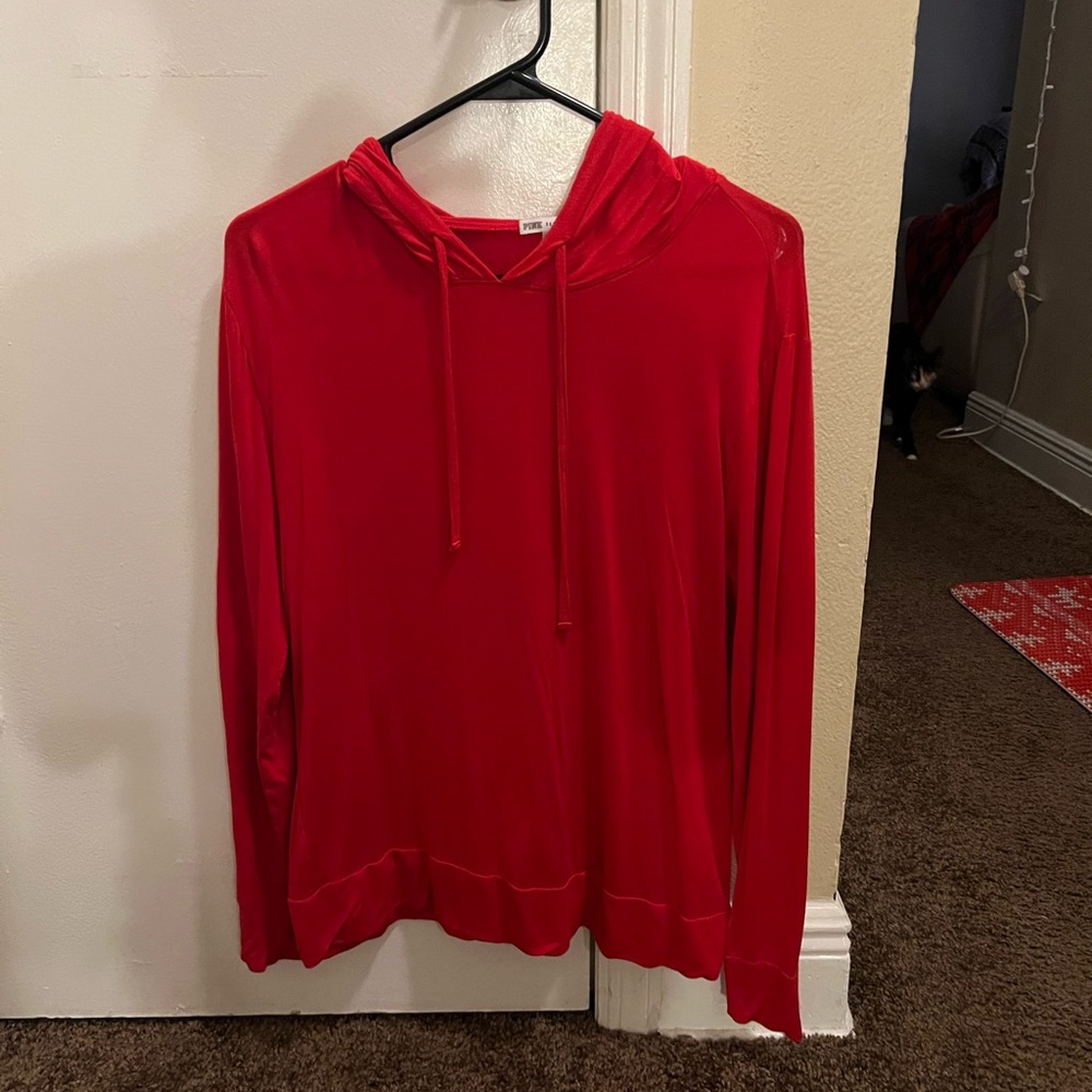 PINK red hoodie